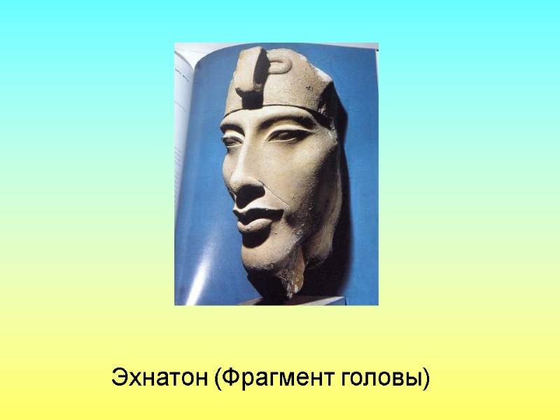 Эхнатон (Фрагмент головы)